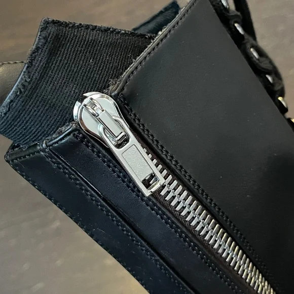 Rick Owens DRKSHDW black leather High Lace-Up Mod Military Boots IT 39 HTF - Picture 11 of 13